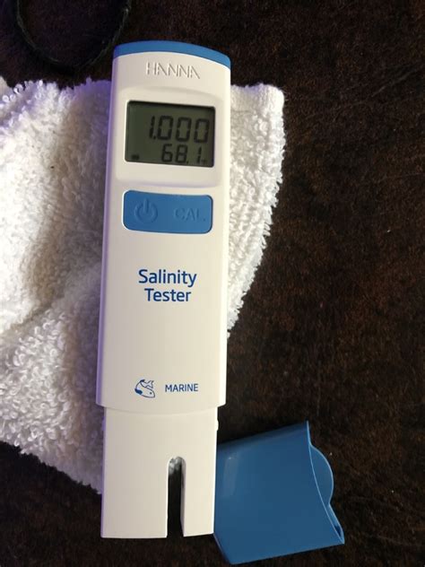 Hanna salinity checker vs. Red Sea refractometer